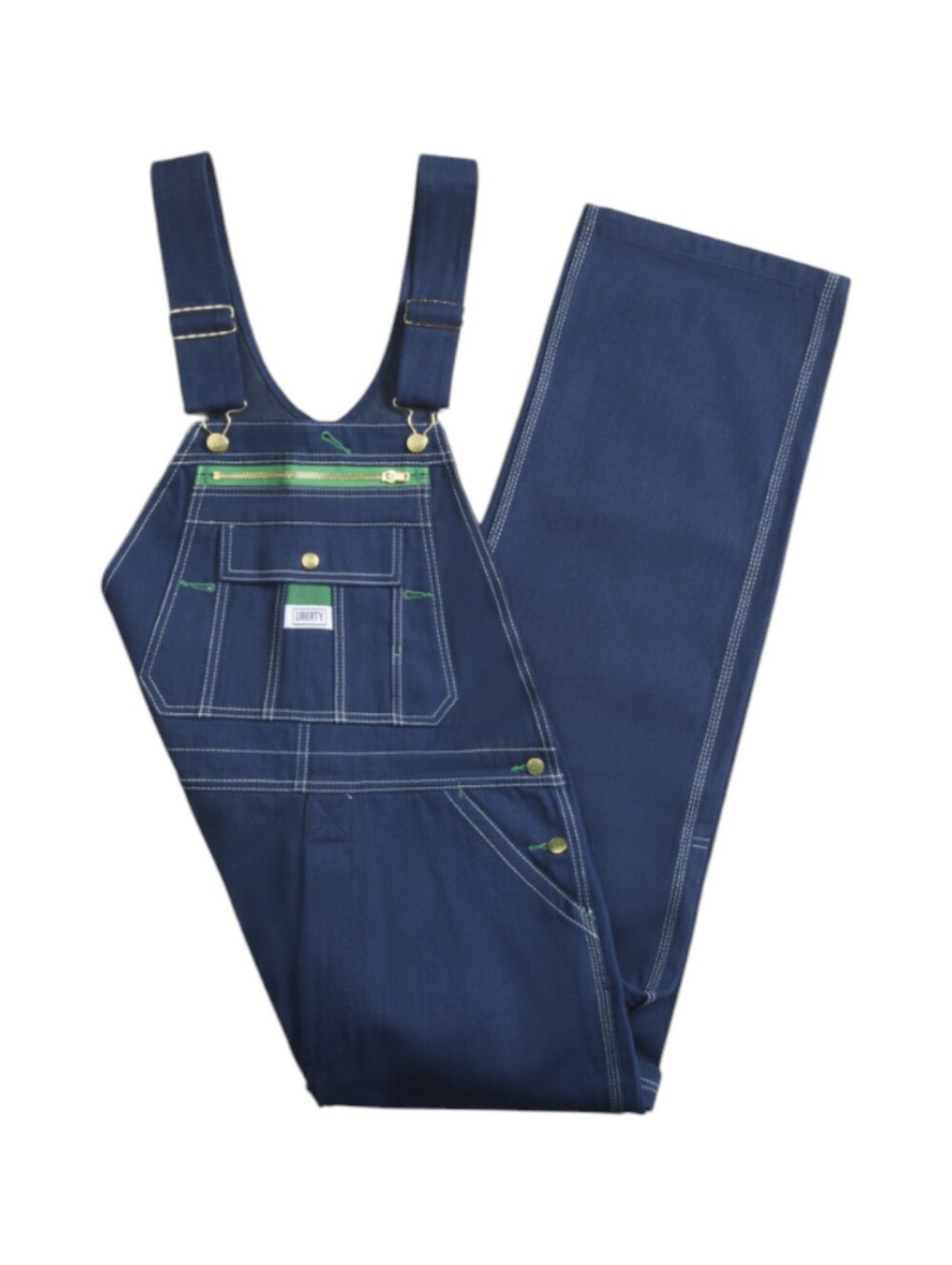 Liberty Men’s Denim Bib Overalls 42x32 NWT Carpenter Workwear Blue NWT